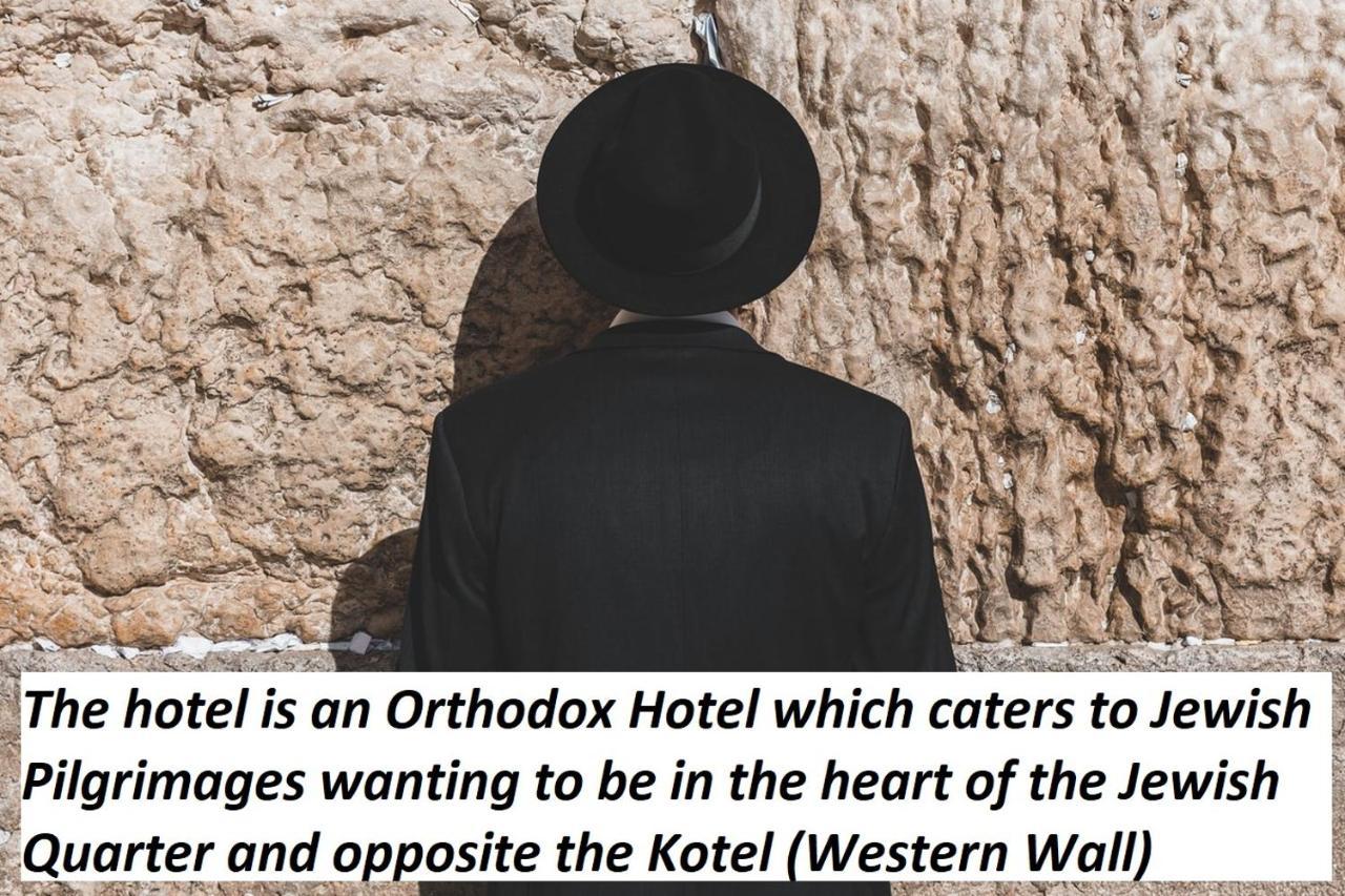 Litov Kotel Hotel - A Jewish Orthodox Hotel Gerusalemme Esterno foto